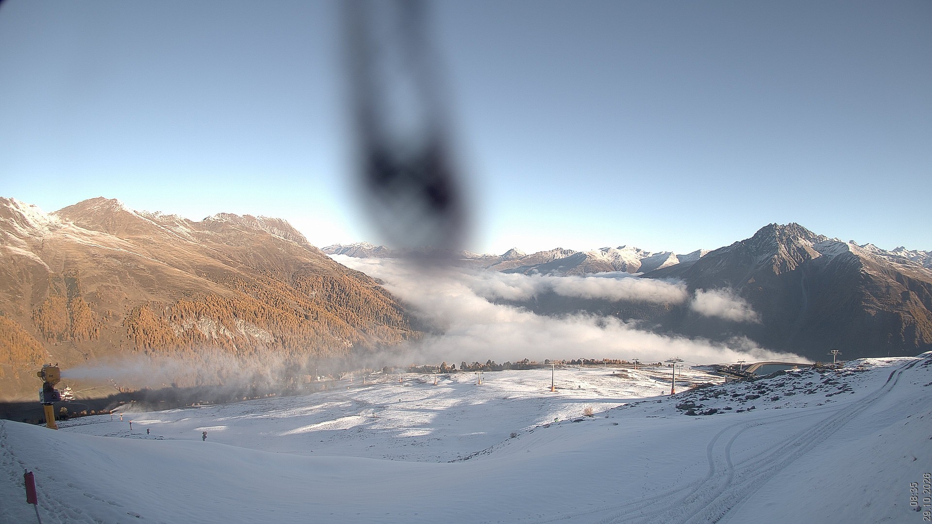 Archived image Webcam View Rojen Mountain, Vinschgau