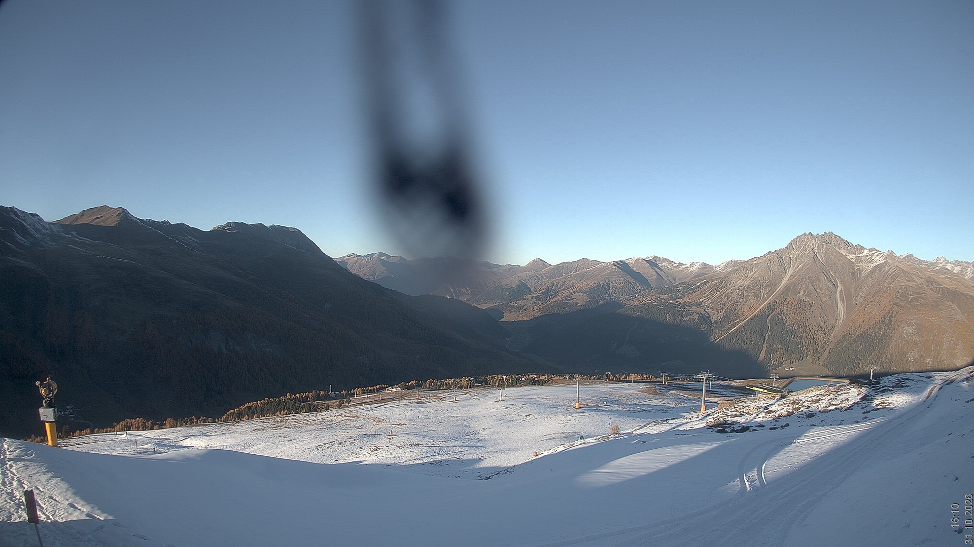 Archiv Foto Webcam Blick vom Rojen - Vinschgau