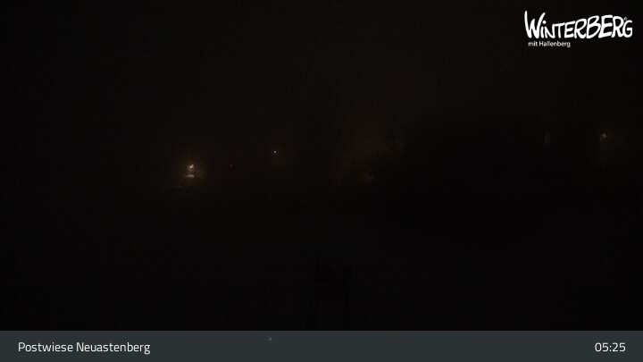 Archived image Webcam Neuastenberg Village and Slopes