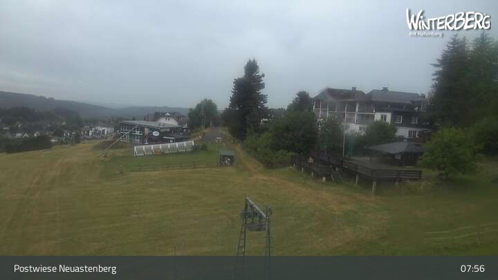 Archived image Webcam Neuastenberg Village and Slopes
