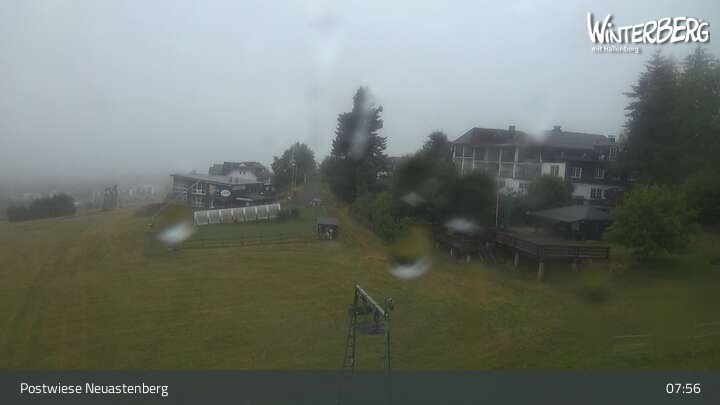 Archived image Webcam Neuastenberg Village and Slopes