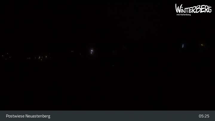 Archived image Webcam Neuastenberg Village and Slopes