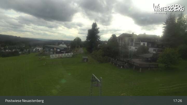 Archived image Webcam Neuastenberg Village and Slopes