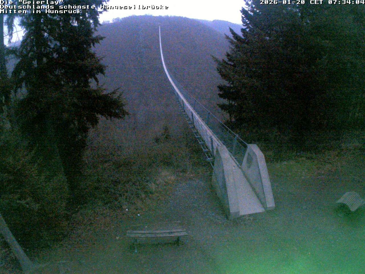 Archiv Foto Webcam Hängebrücke Geierlay bei Mörsdorf