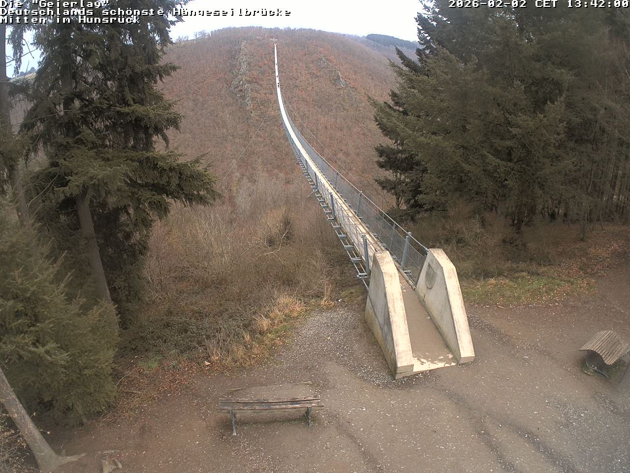 Archiv Foto Webcam Hängebrücke Geierlay bei Mörsdorf