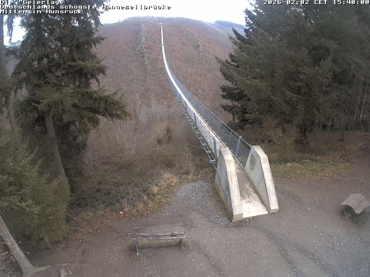 Archiv Foto Webcam Hängebrücke Geierlay bei Mörsdorf