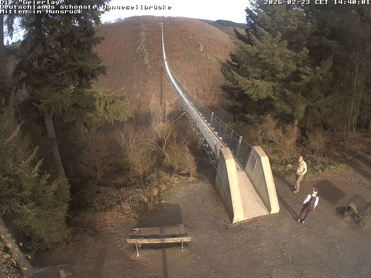 Archiv Foto Webcam Hängebrücke Geierlay bei Mörsdorf