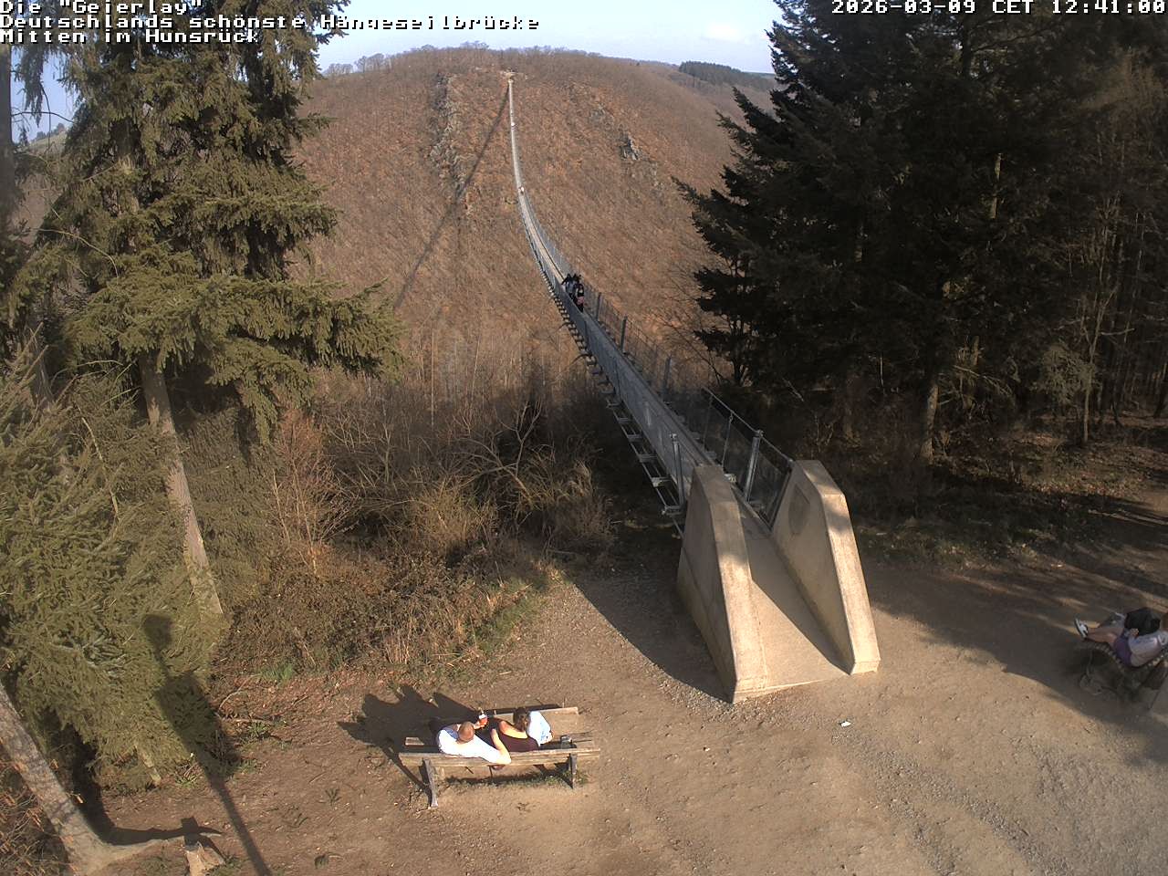 Archiv Foto Webcam Hängebrücke Geierlay bei Mörsdorf