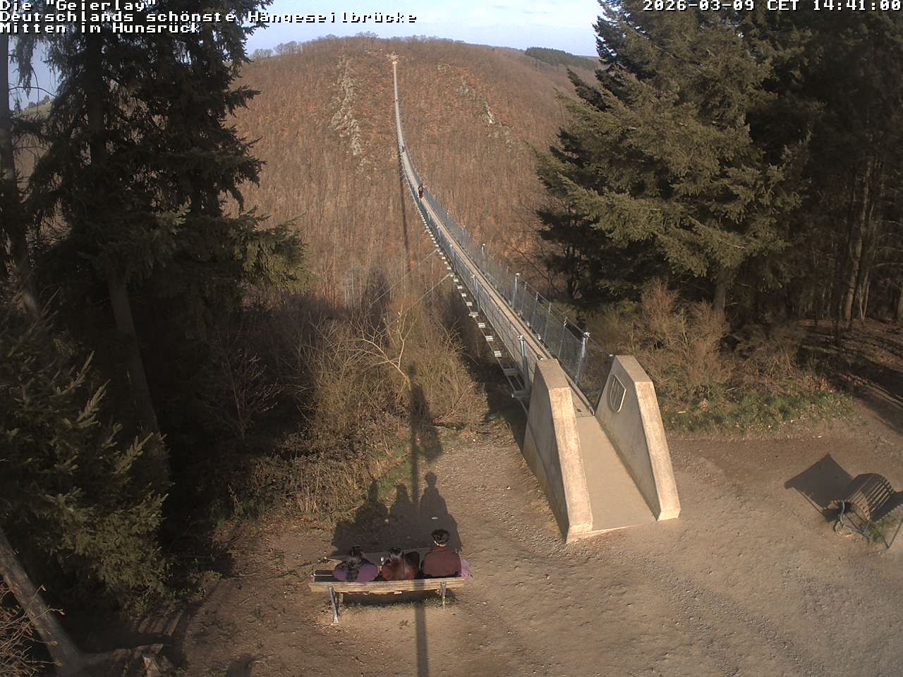 Archiv Foto Webcam Hängebrücke Geierlay bei Mörsdorf