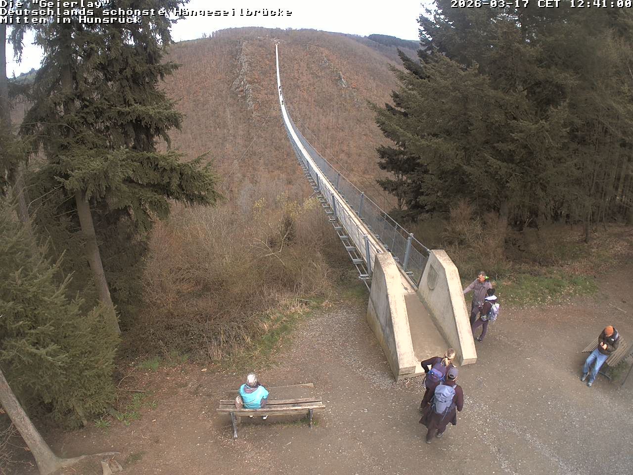 Archiv Foto Webcam Hängebrücke Geierlay bei Mörsdorf