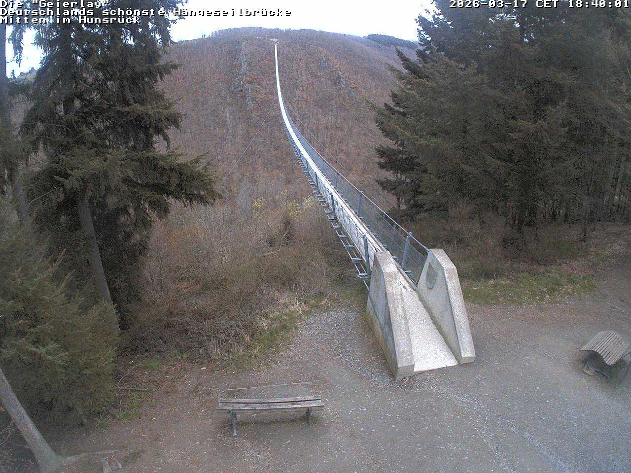 Archiv Foto Webcam Hängebrücke Geierlay bei Mörsdorf