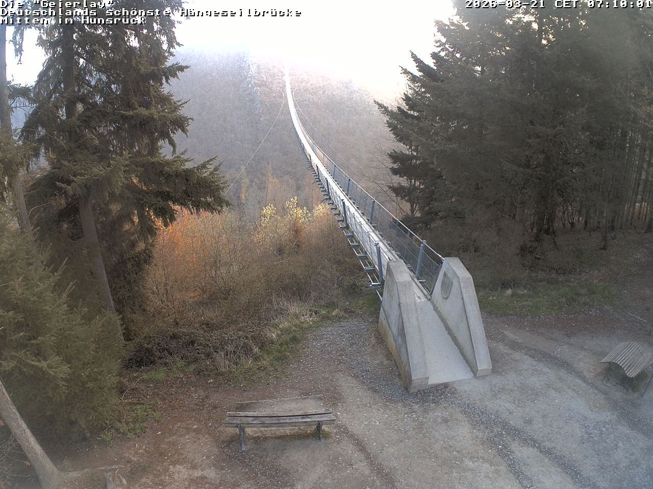 Archiv Foto Webcam Hängebrücke Geierlay bei Mörsdorf
