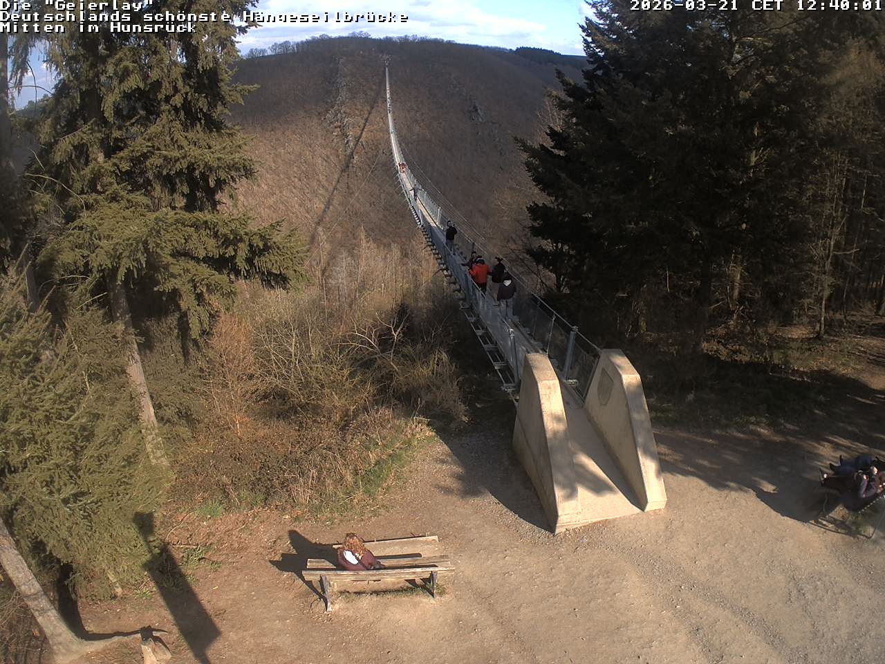 Archiv Foto Webcam Hängebrücke Geierlay bei Mörsdorf
