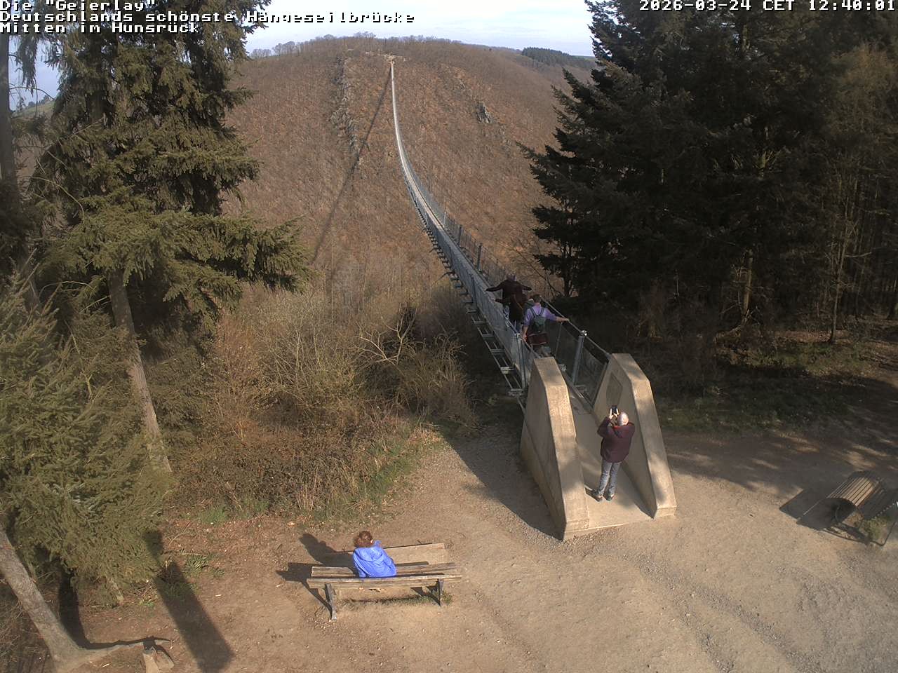Archiv Foto Webcam Hängebrücke Geierlay bei Mörsdorf