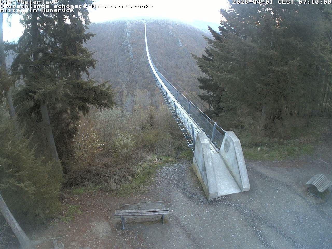 Archiv Foto Webcam Hängebrücke Geierlay bei Mörsdorf