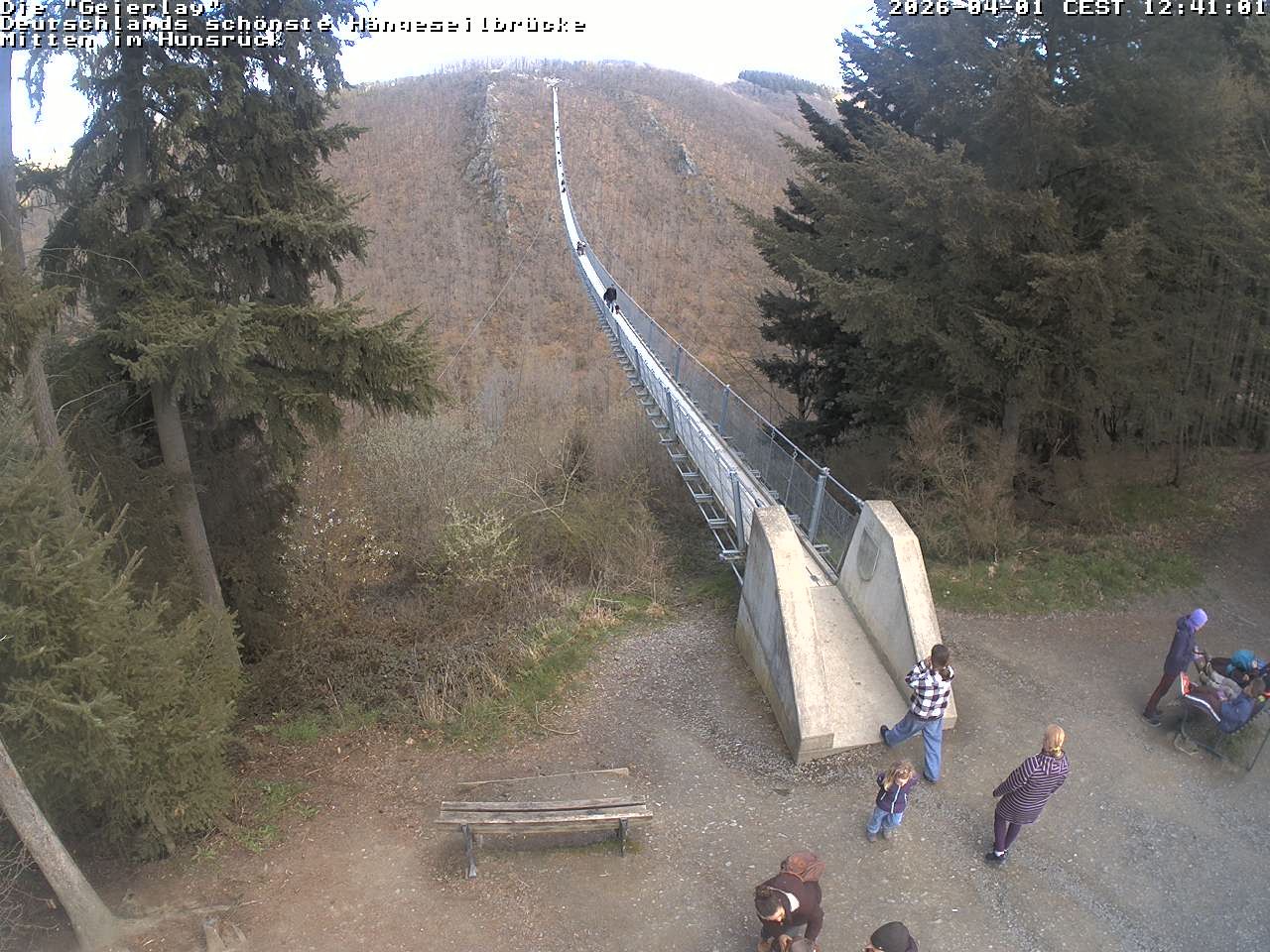 Archiv Foto Webcam Hängebrücke Geierlay bei Mörsdorf