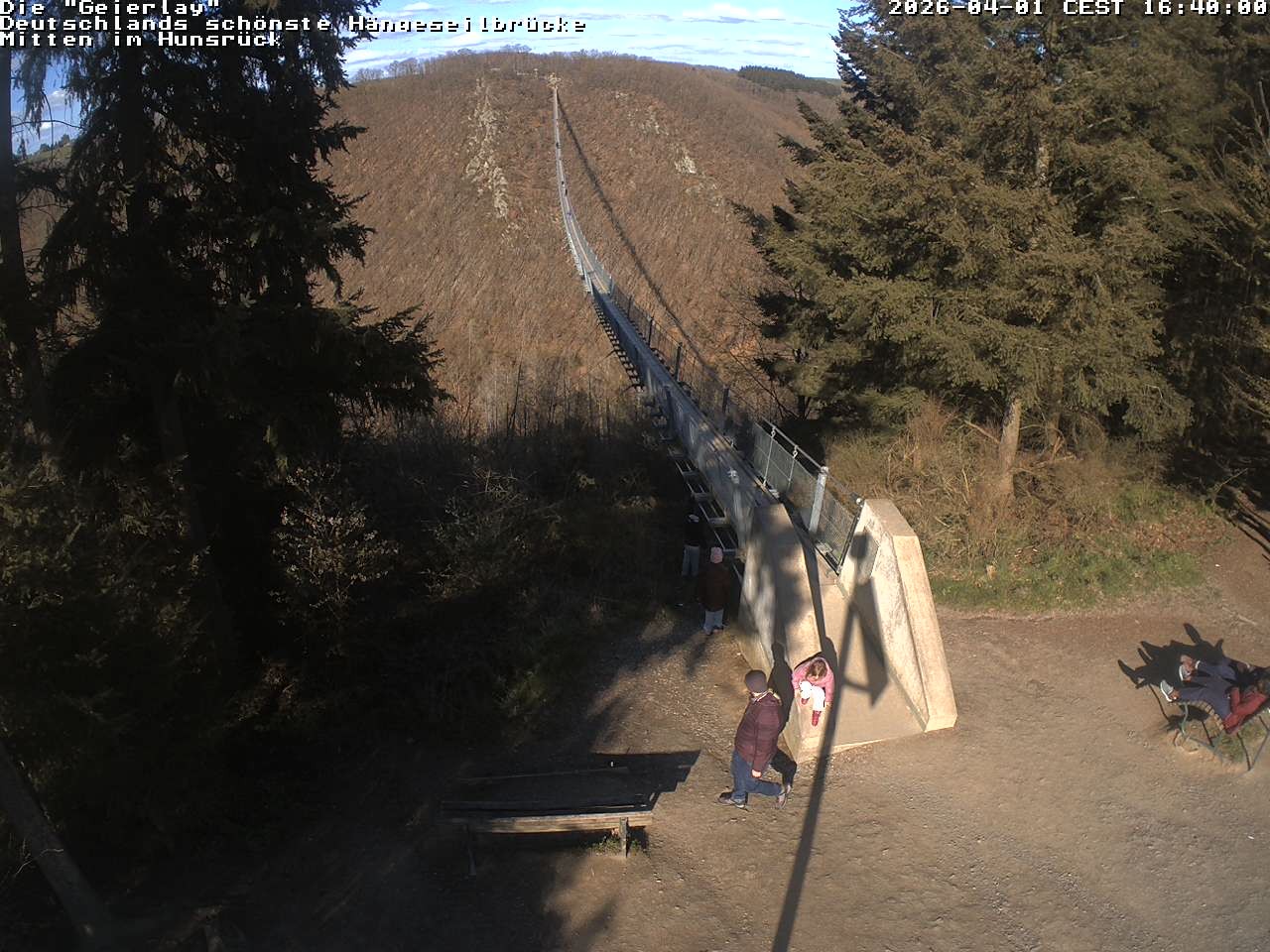 Archiv Foto Webcam Hängebrücke Geierlay bei Mörsdorf