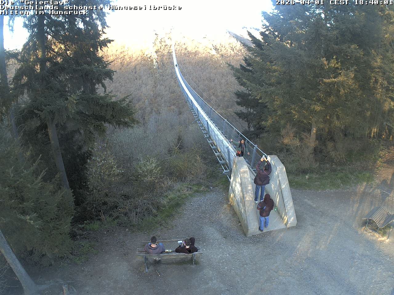 Archiv Foto Webcam Hängebrücke Geierlay bei Mörsdorf