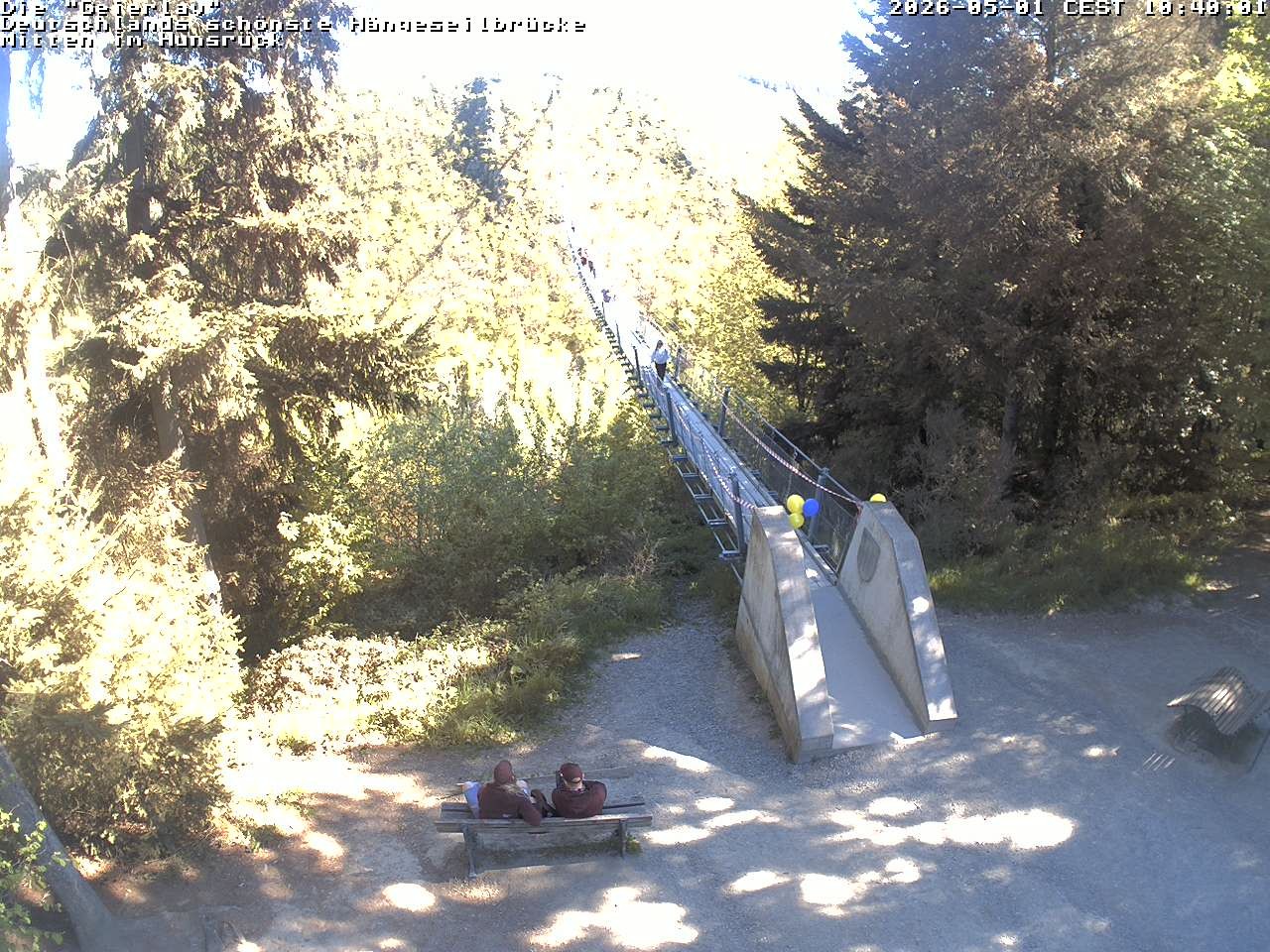 Archiv Foto Webcam Hängebrücke Geierlay bei Mörsdorf