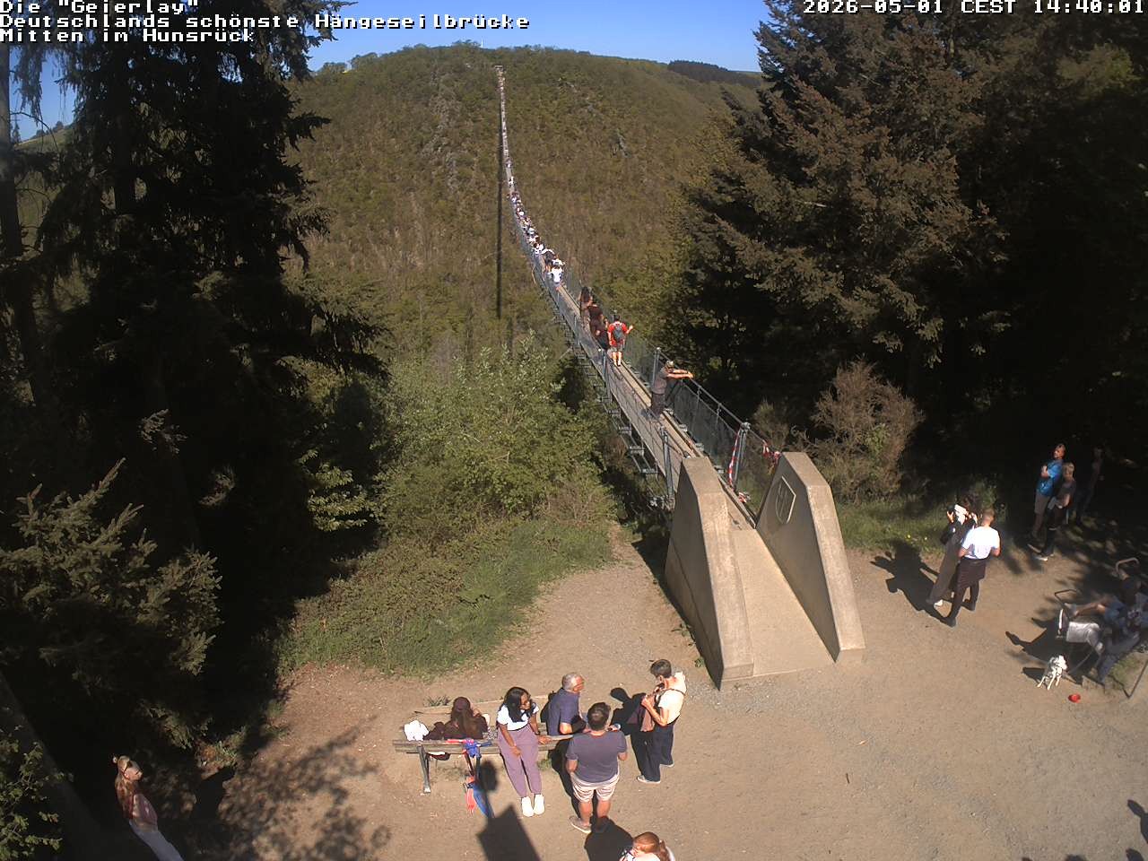 Archiv Foto Webcam Hängebrücke Geierlay bei Mörsdorf
