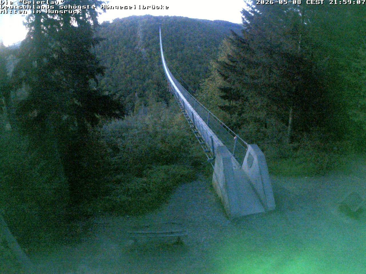 Archiv Foto Webcam Hängebrücke Geierlay bei Mörsdorf