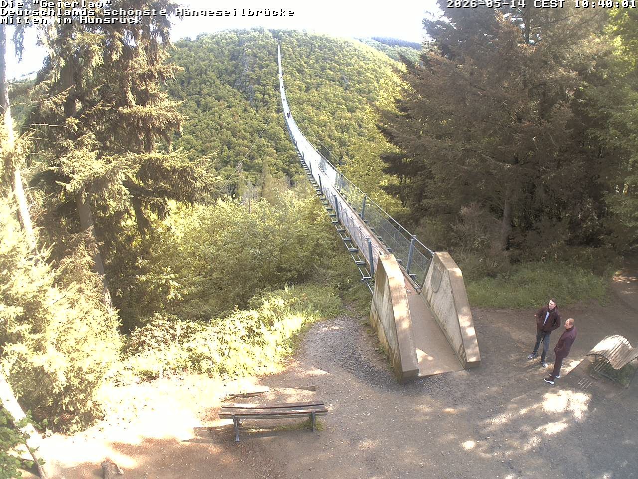 Archiv Foto Webcam Hängebrücke Geierlay bei Mörsdorf