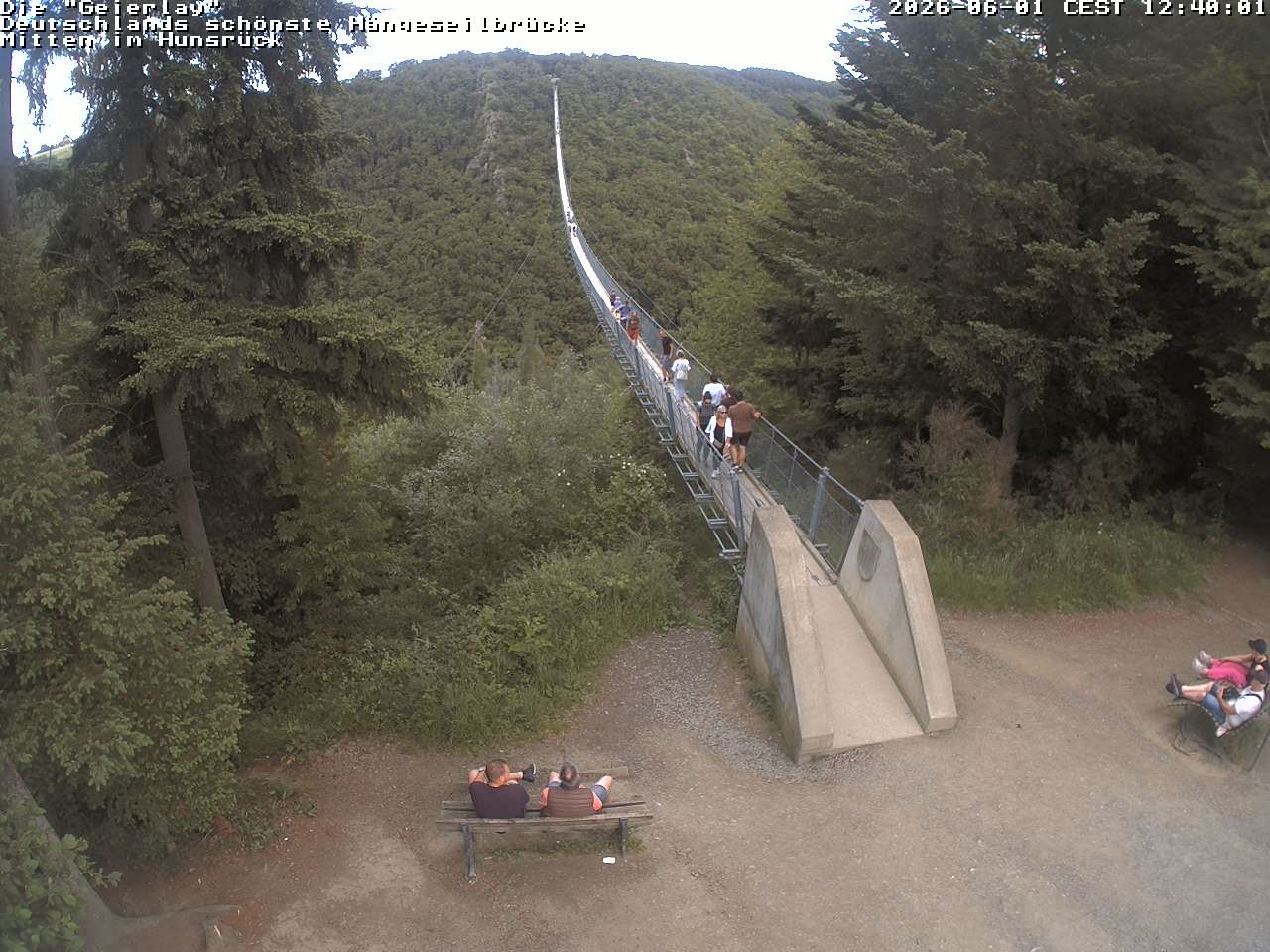 Archiv Foto Webcam Hängebrücke Geierlay bei Mörsdorf