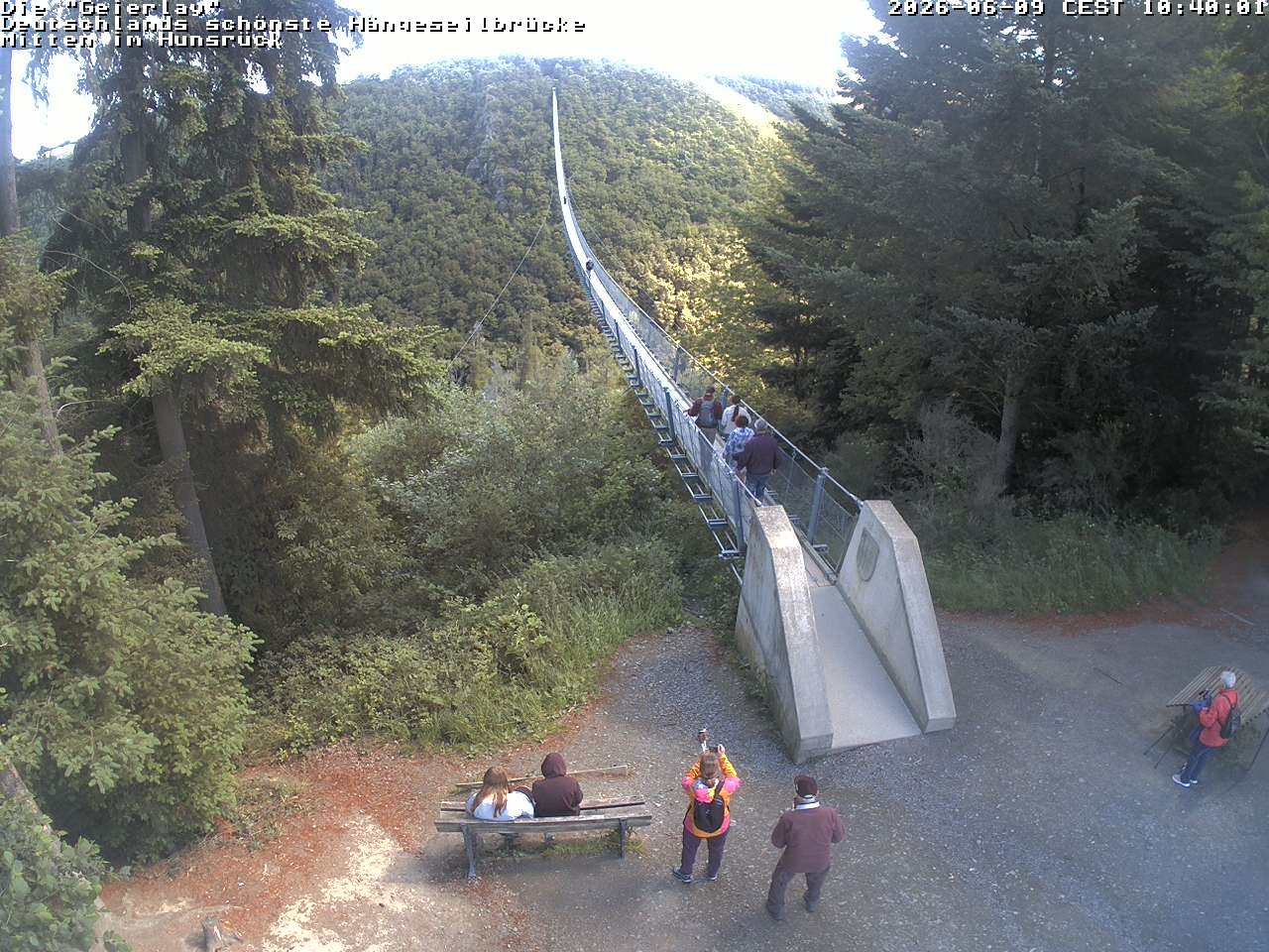 Archiv Foto Webcam Hängebrücke Geierlay bei Mörsdorf