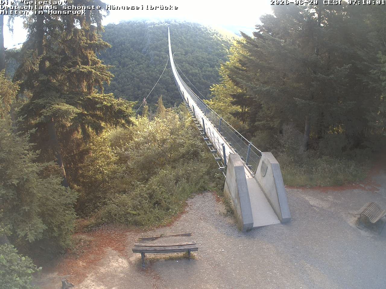 Archiv Foto Webcam Hängebrücke Geierlay bei Mörsdorf