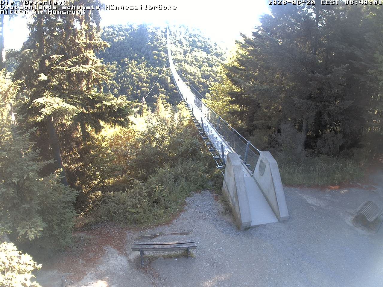 Archiv Foto Webcam Hängebrücke Geierlay bei Mörsdorf