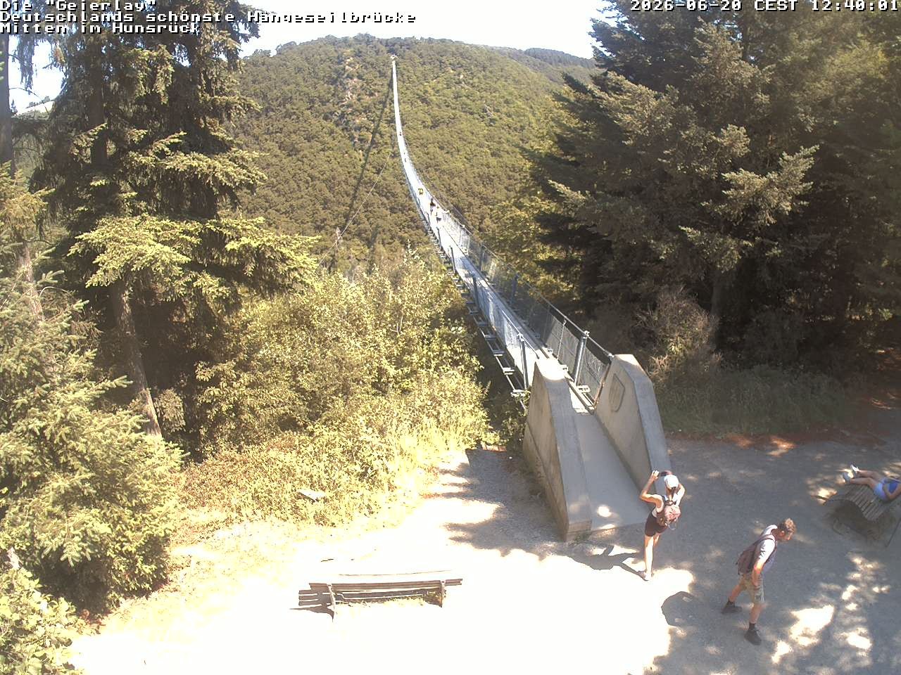 Archiv Foto Webcam Hängebrücke Geierlay bei Mörsdorf