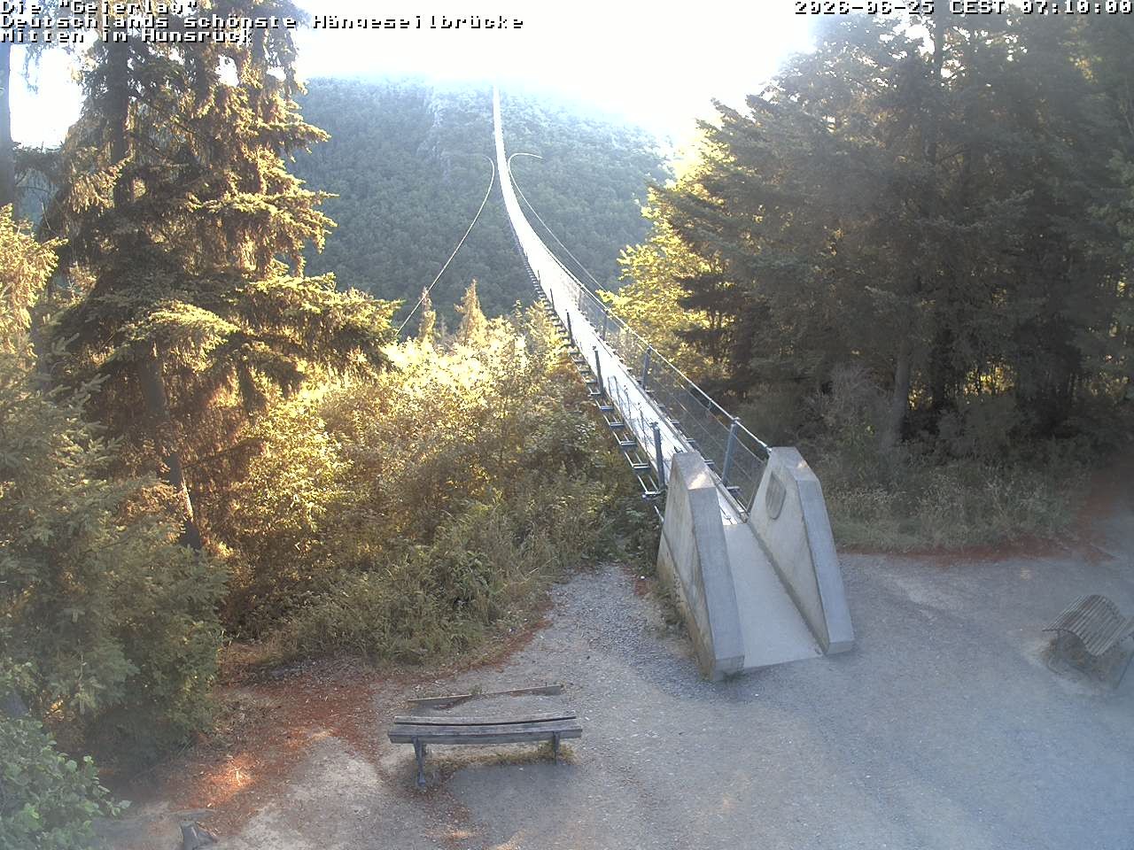 Archiv Foto Webcam Hängebrücke Geierlay bei Mörsdorf