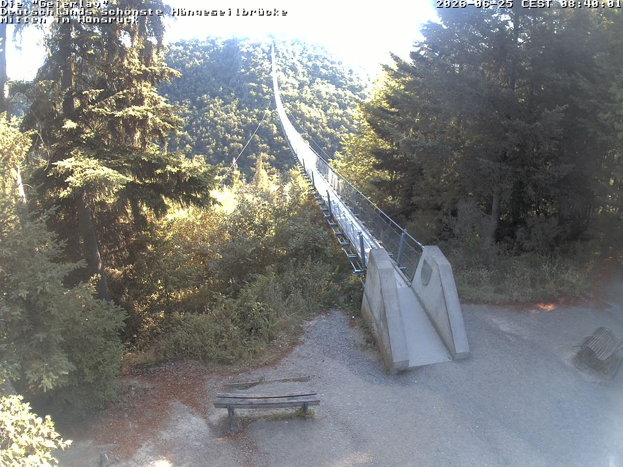 Archiv Foto Webcam Hängebrücke Geierlay bei Mörsdorf