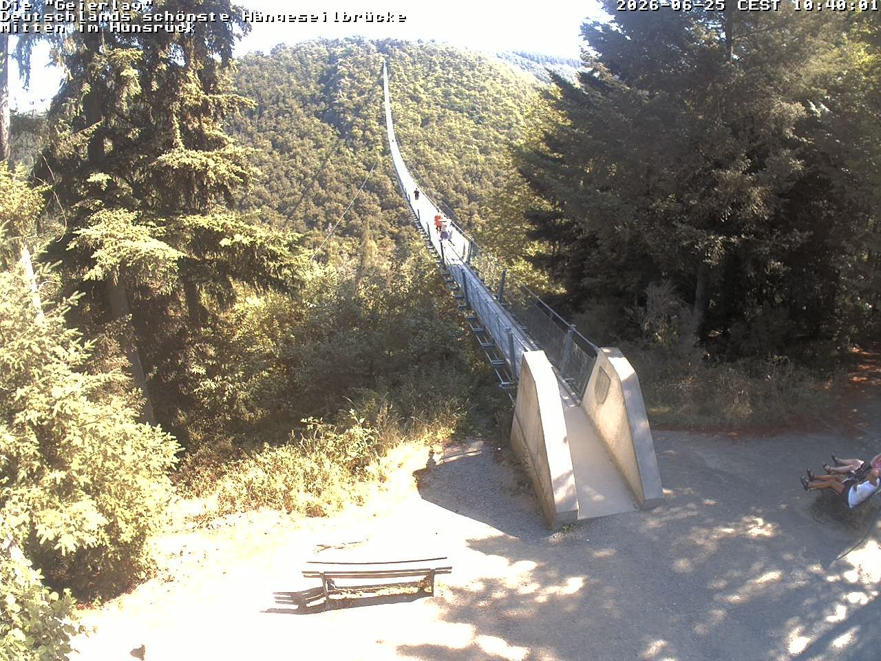 Archiv Foto Webcam Hängebrücke Geierlay bei Mörsdorf