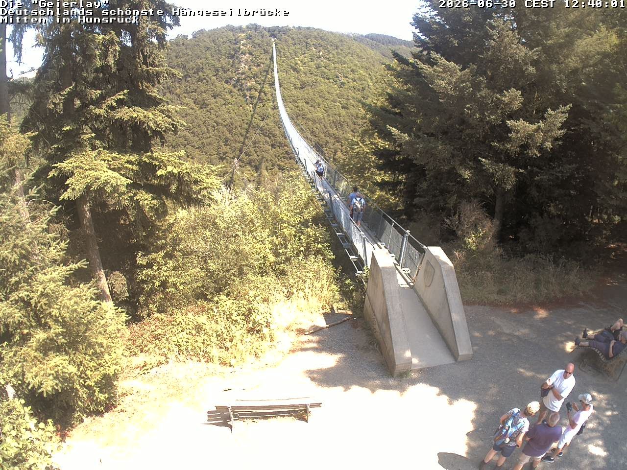Archiv Foto Webcam Hängebrücke Geierlay bei Mörsdorf