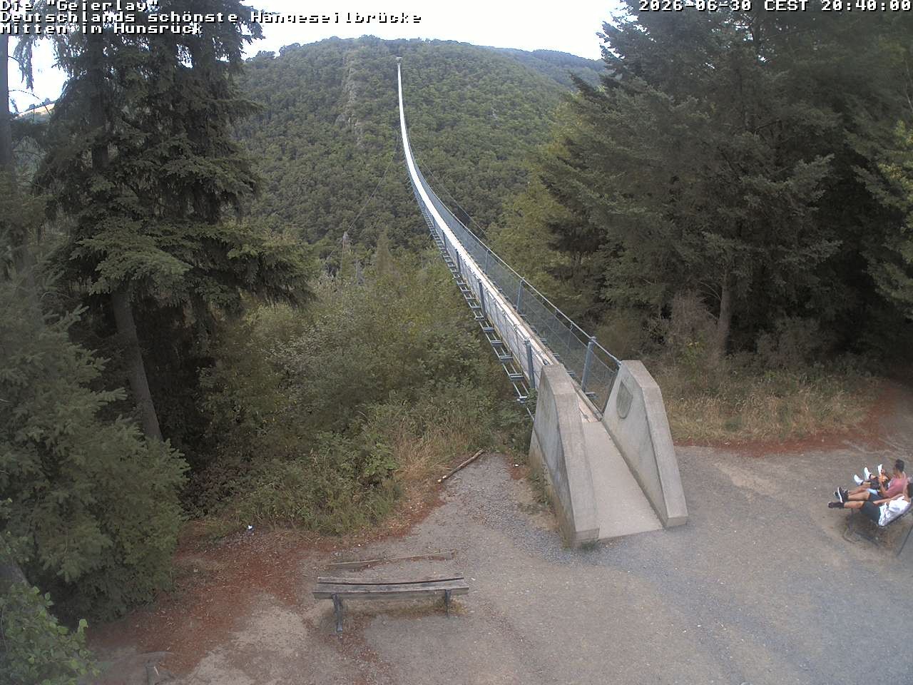 Archiv Foto Webcam Hängebrücke Geierlay bei Mörsdorf
