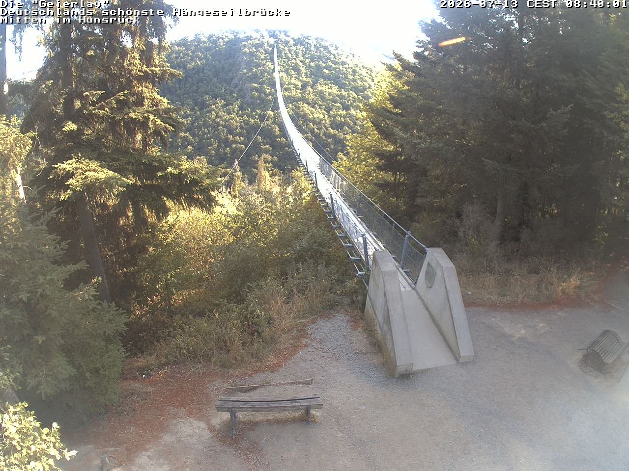 Archiv Foto Webcam Hängebrücke Geierlay bei Mörsdorf