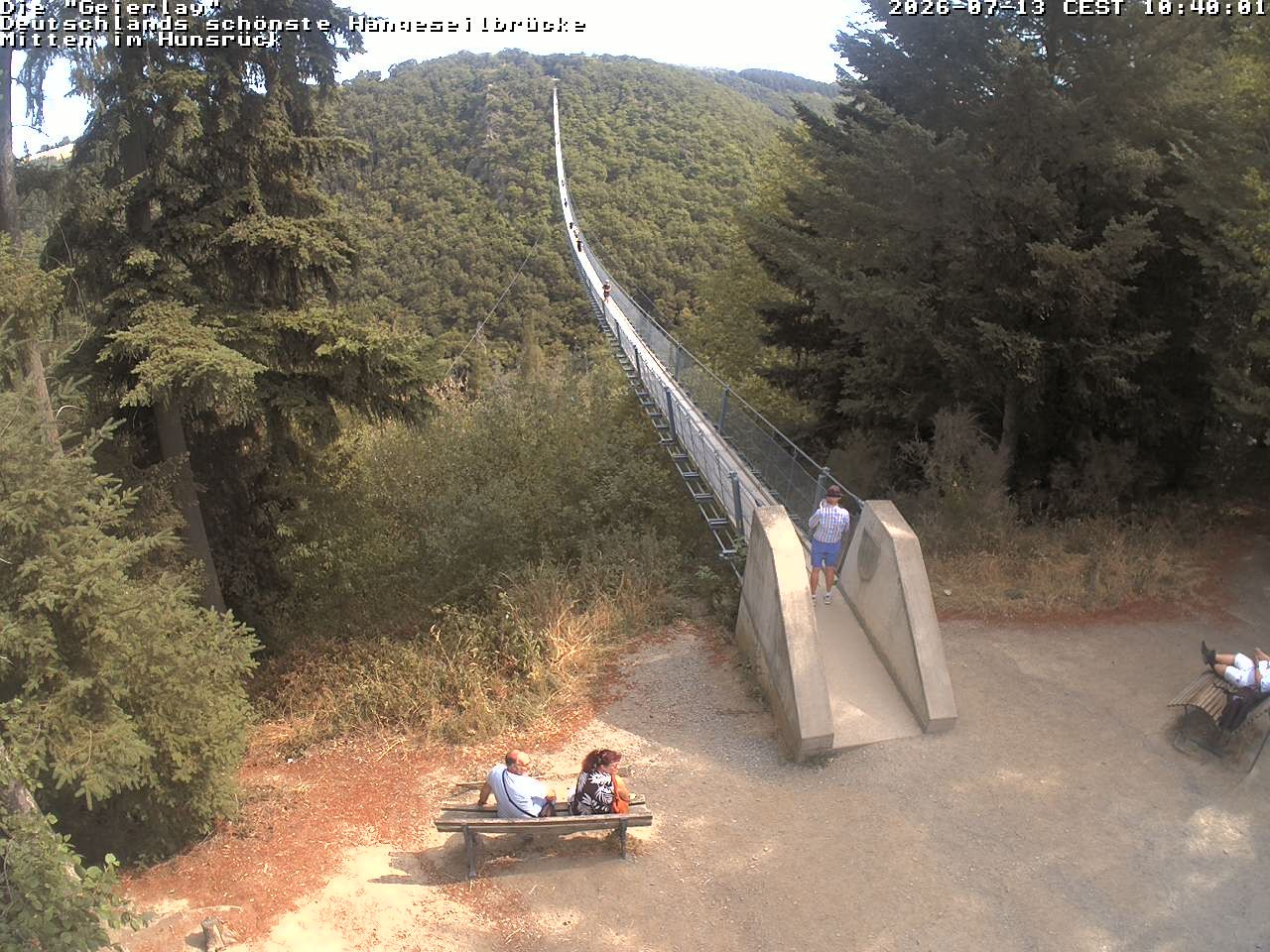 Archiv Foto Webcam Hängebrücke Geierlay bei Mörsdorf