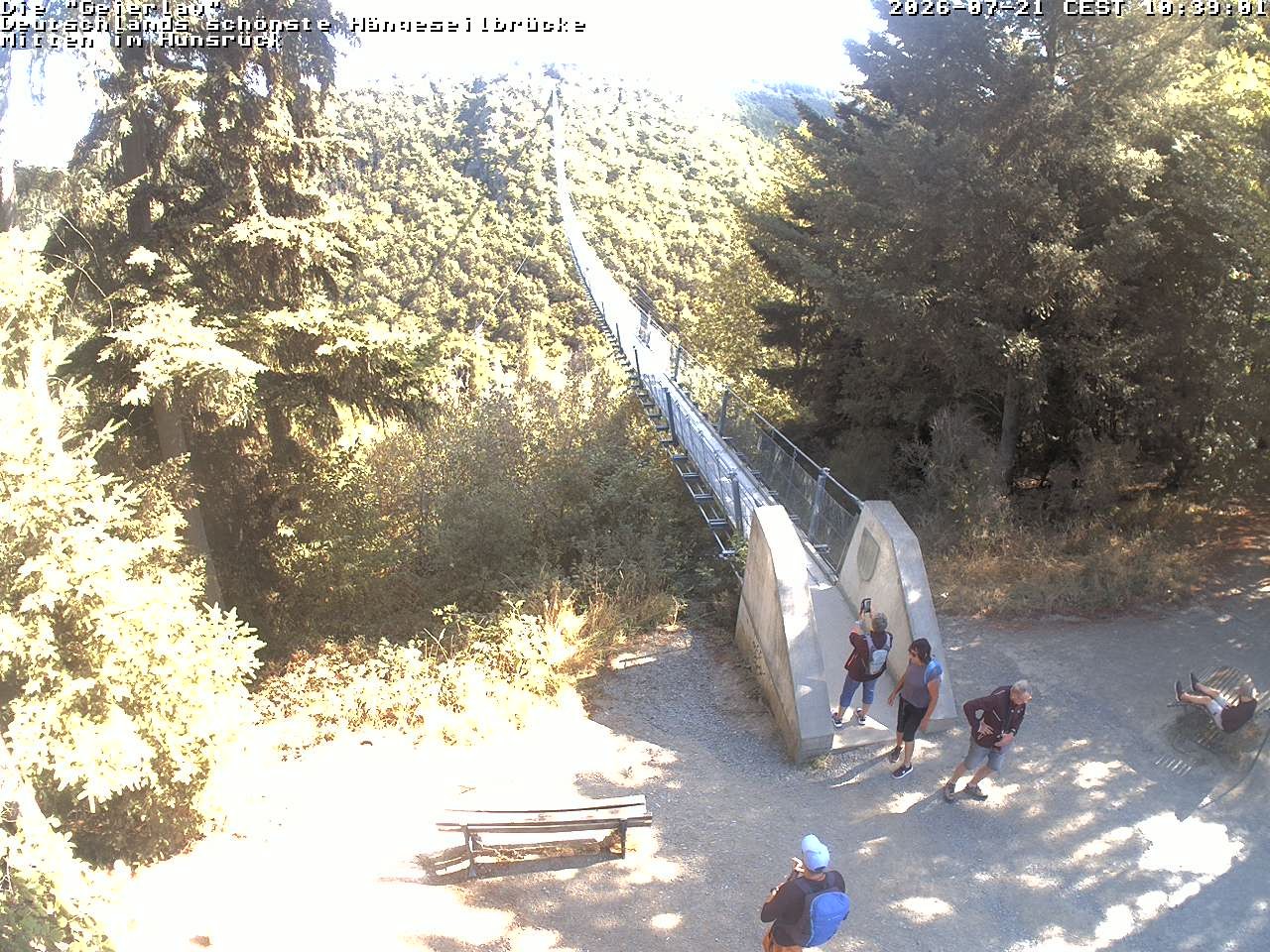 Archiv Foto Webcam Hängebrücke Geierlay bei Mörsdorf