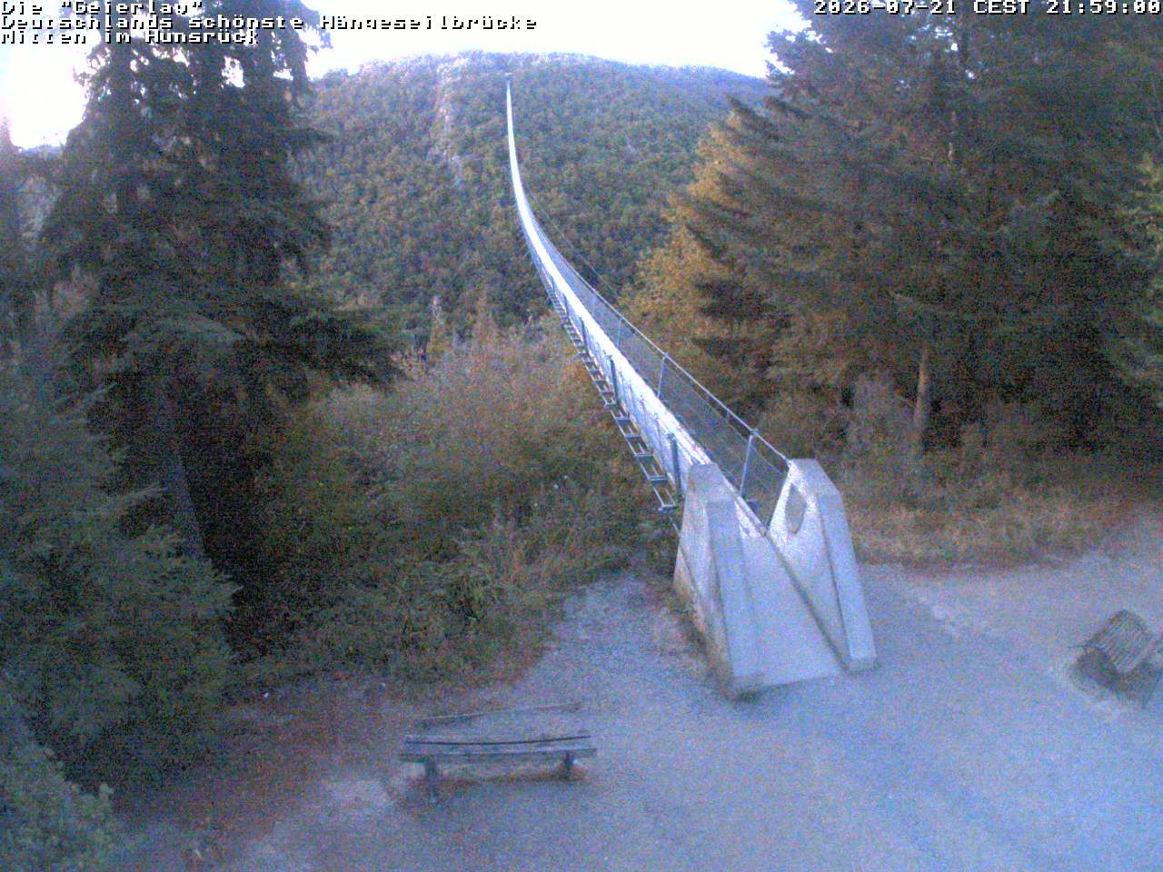 Archiv Foto Webcam Hängebrücke Geierlay bei Mörsdorf