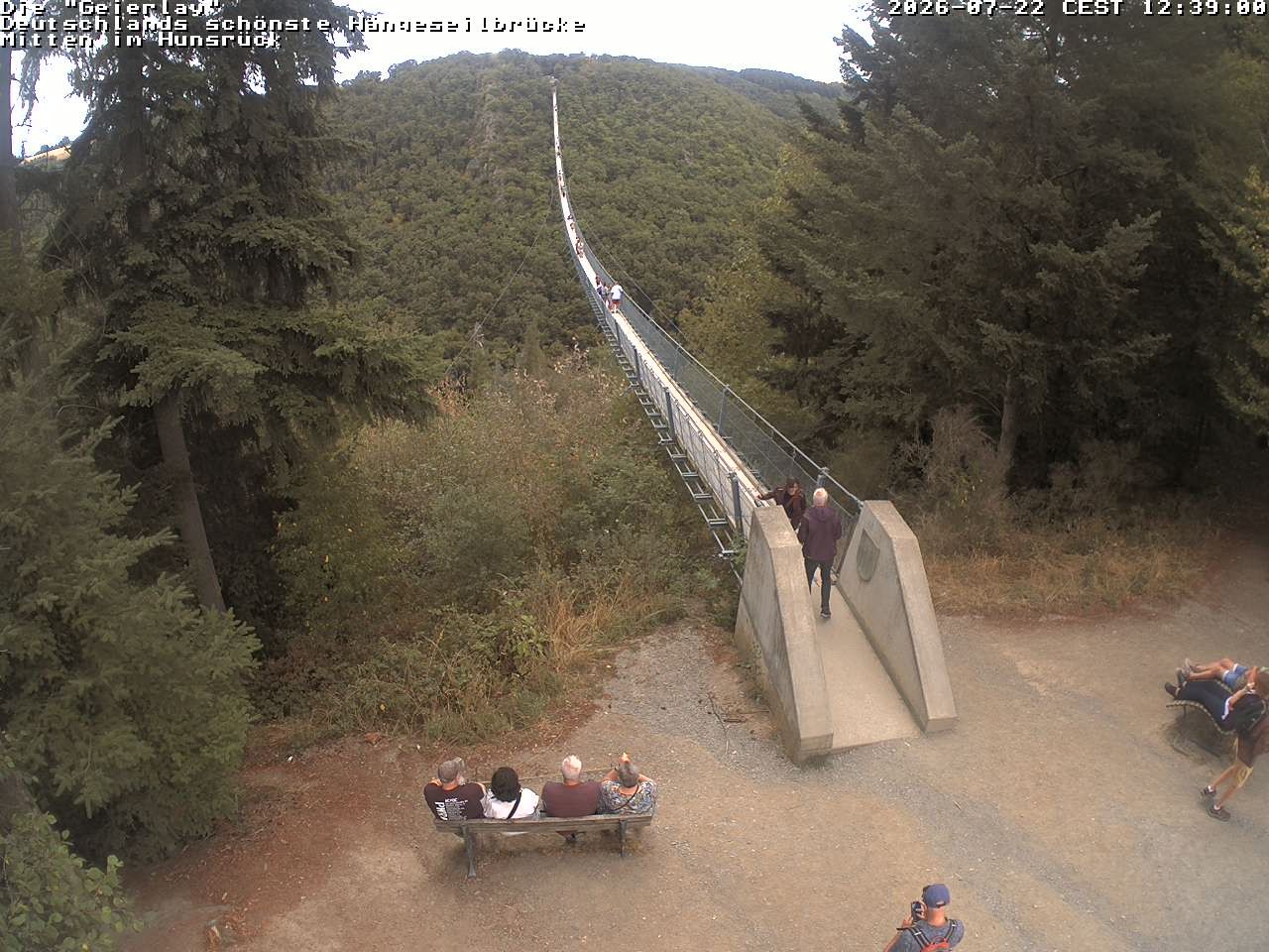 Archiv Foto Webcam Hängebrücke Geierlay bei Mörsdorf