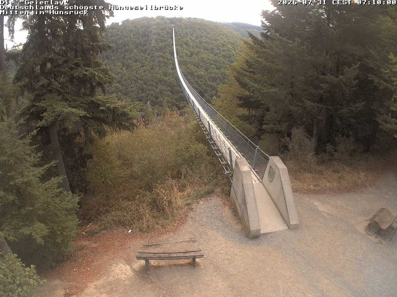 Archiv Foto Webcam Hängebrücke Geierlay bei Mörsdorf