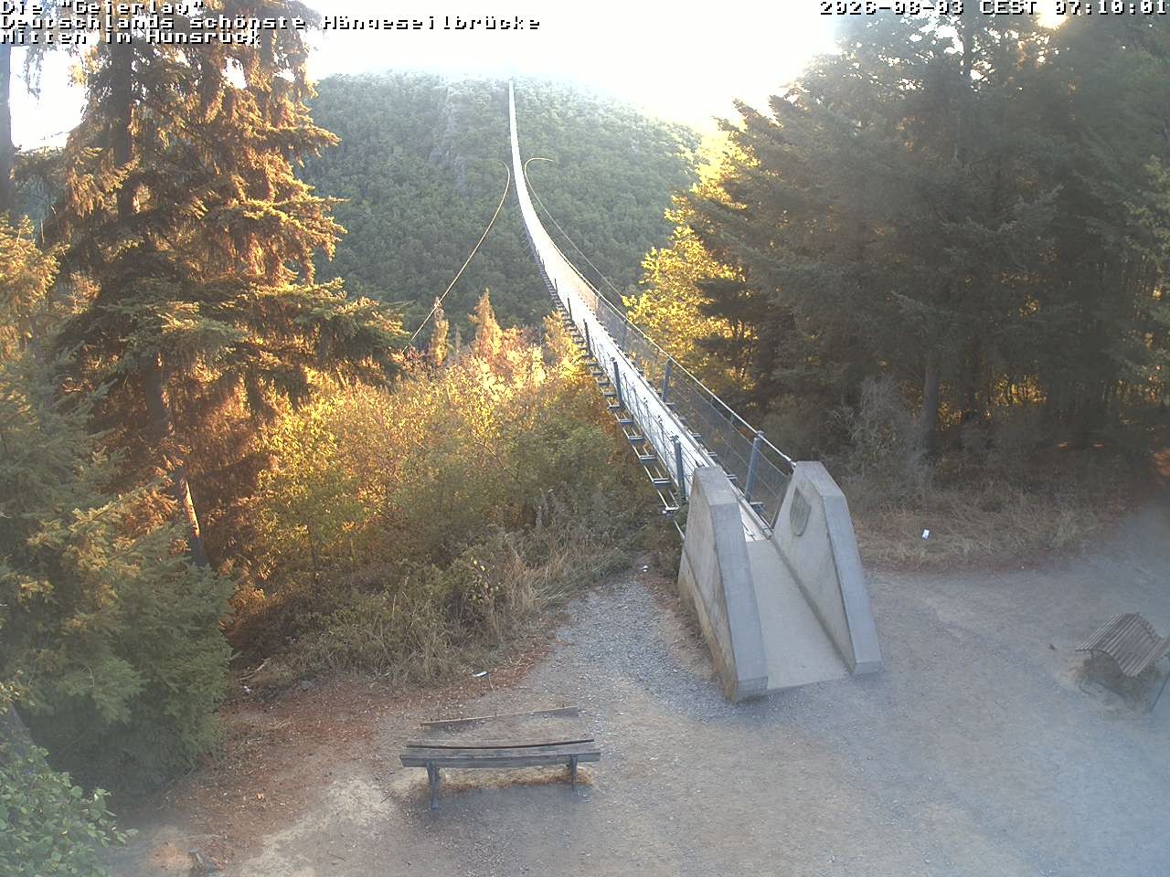 Archiv Foto Webcam Hängebrücke Geierlay bei Mörsdorf