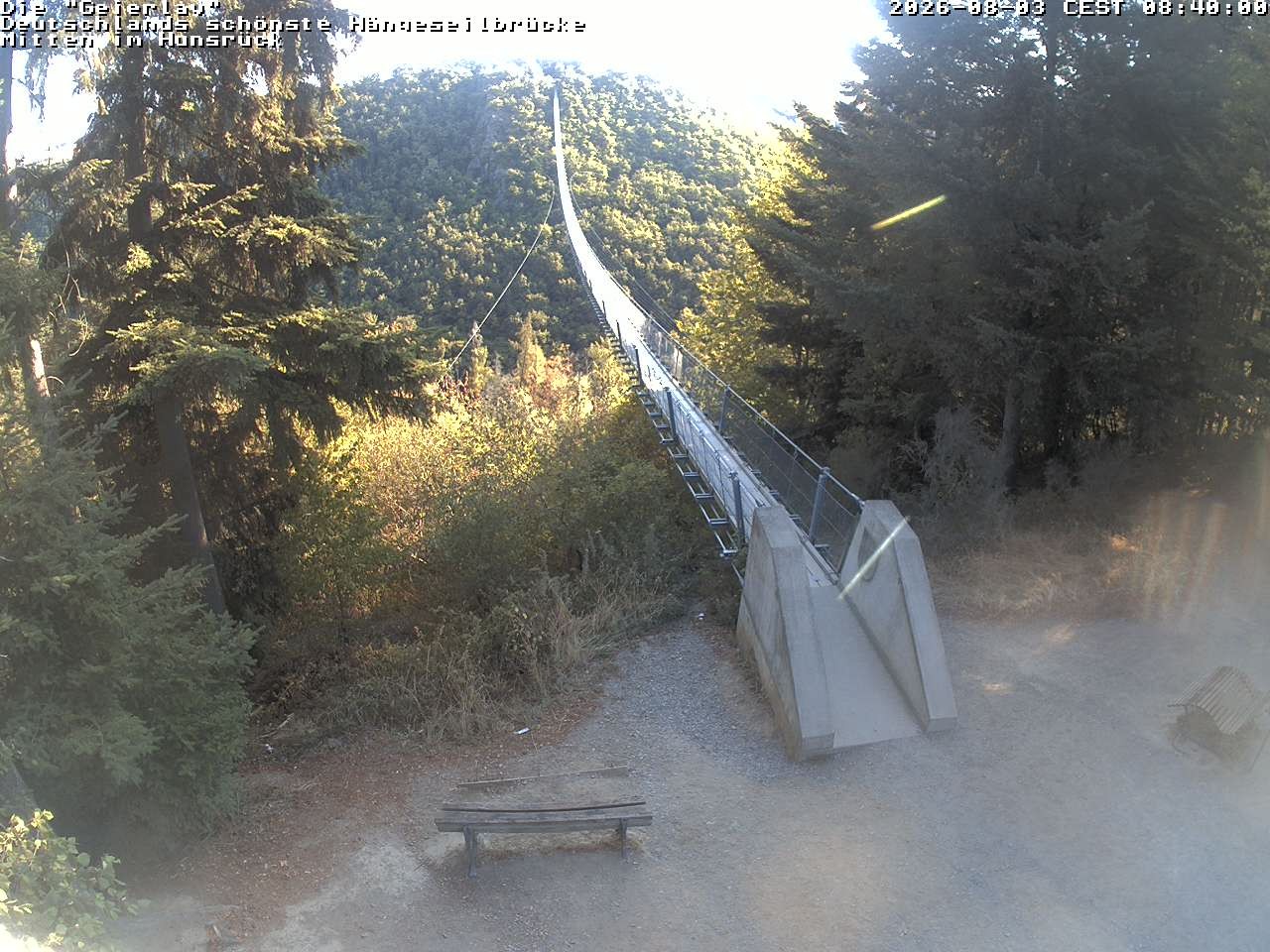 Archiv Foto Webcam Hängebrücke Geierlay bei Mörsdorf