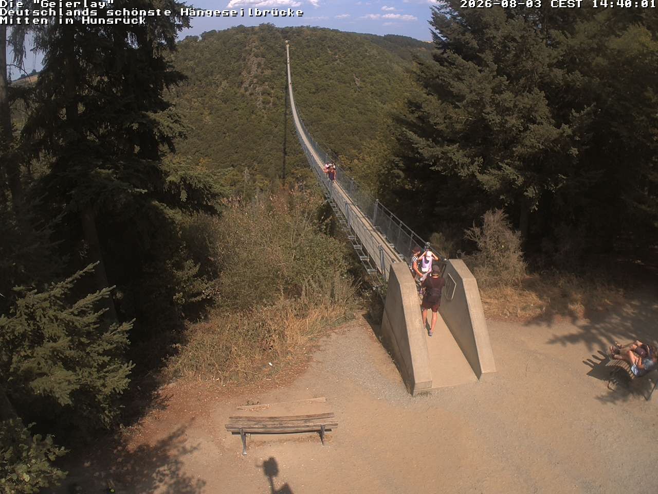 Archiv Foto Webcam Hängebrücke Geierlay bei Mörsdorf