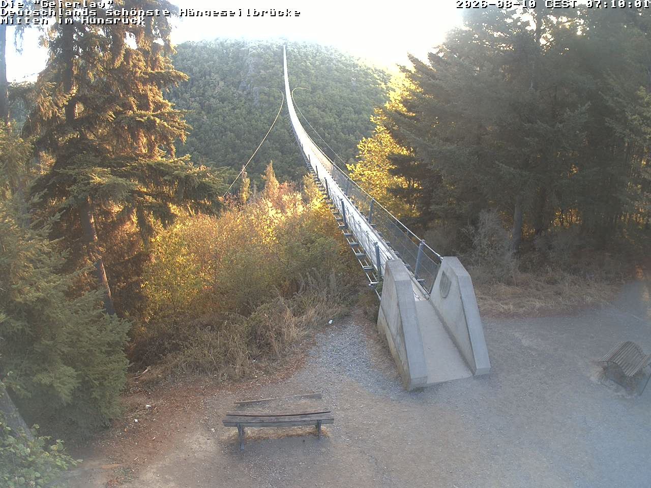 Archiv Foto Webcam Hängebrücke Geierlay bei Mörsdorf