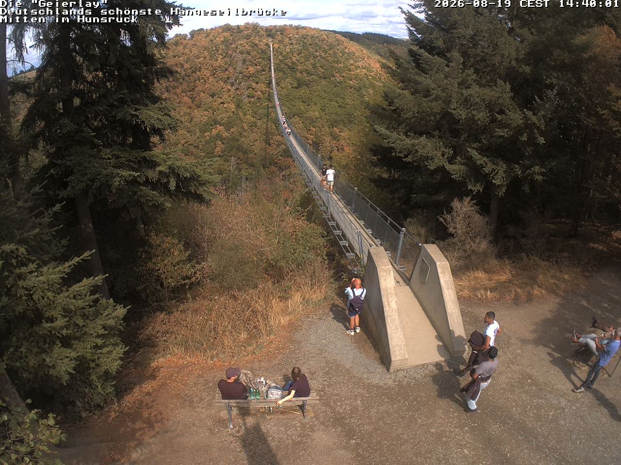 Archiv Foto Webcam Hängebrücke Geierlay bei Mörsdorf