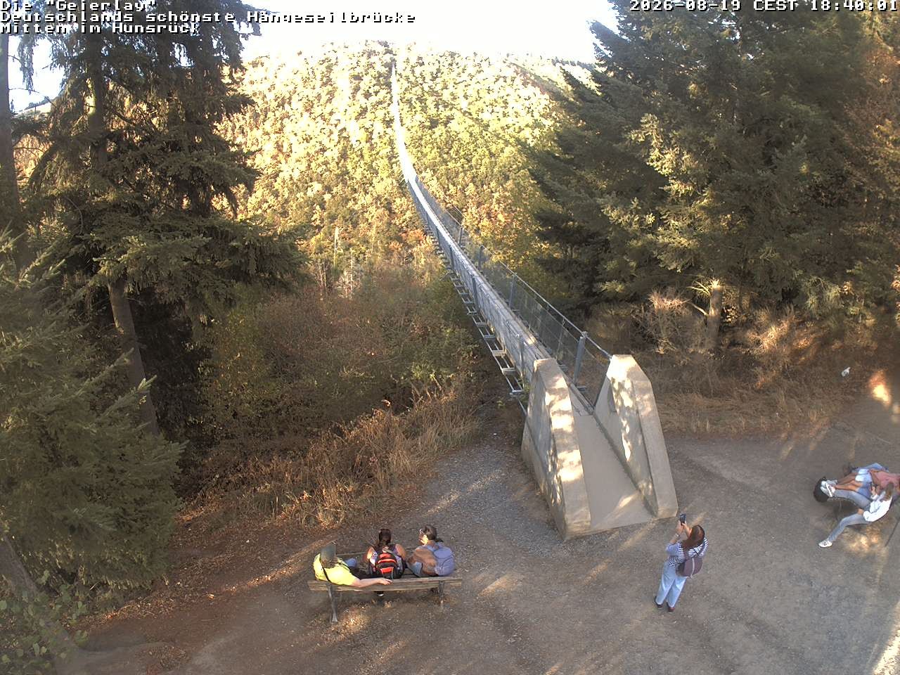 Archiv Foto Webcam Hängebrücke Geierlay bei Mörsdorf