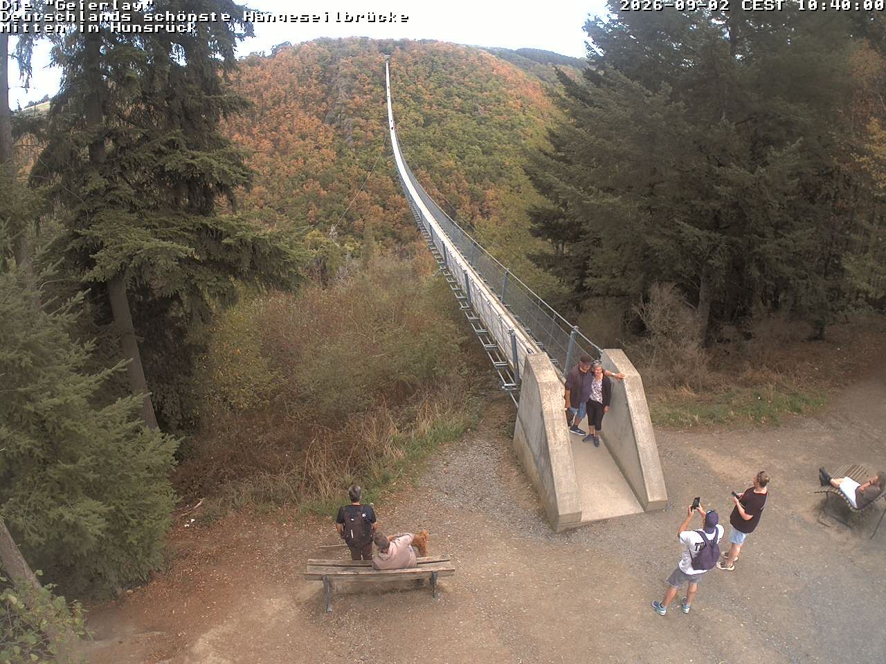 Archiv Foto Webcam Hängebrücke Geierlay bei Mörsdorf