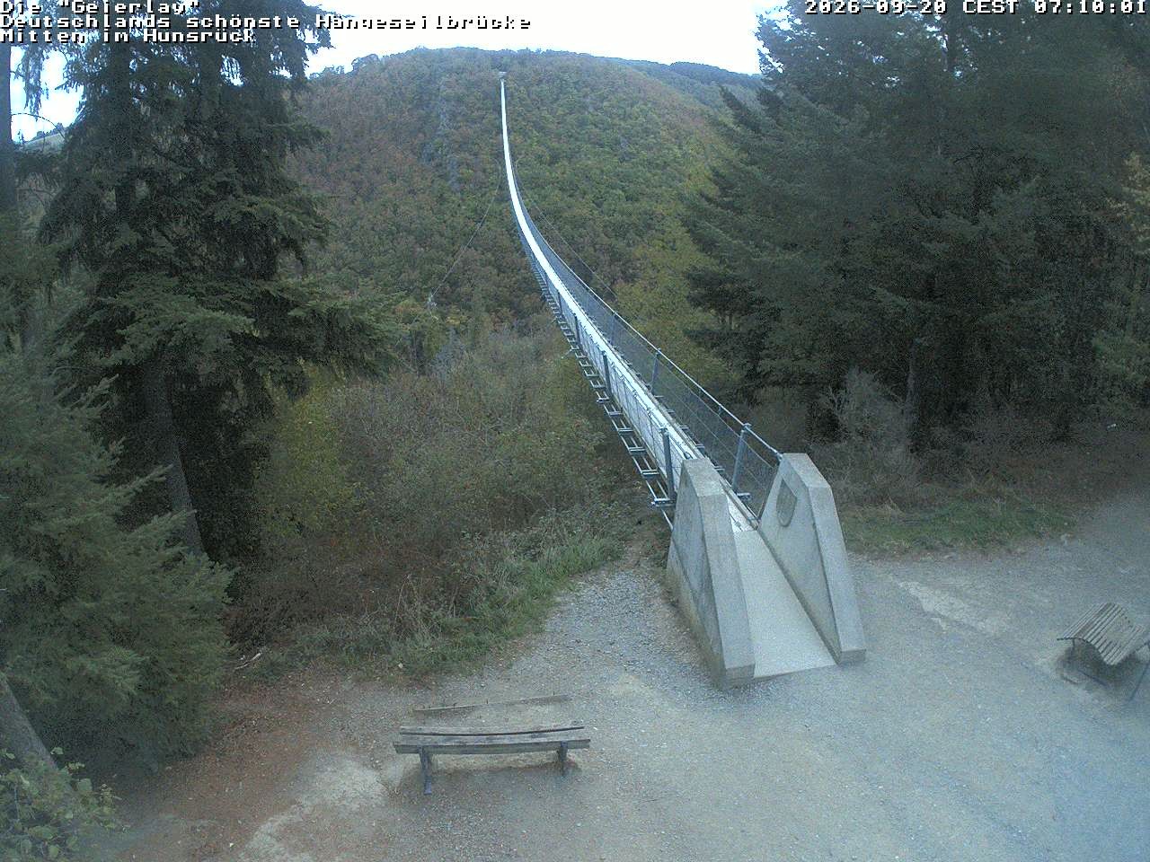 Archiv Foto Webcam Hängebrücke Geierlay bei Mörsdorf